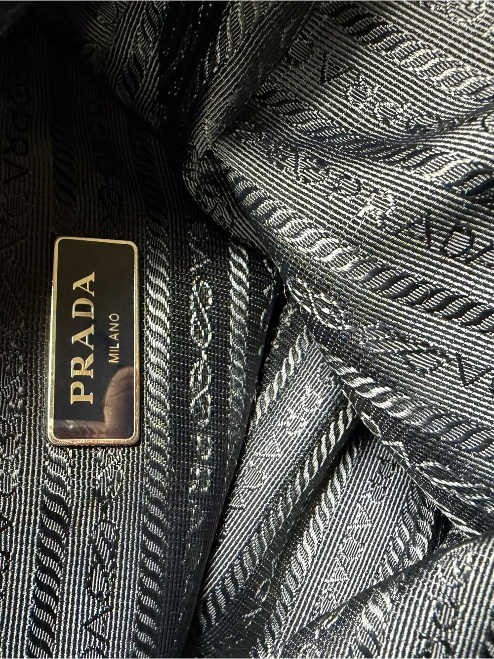 Prada Navy Tessuto  Nylon Crossbody Messenger Bag Adjustable